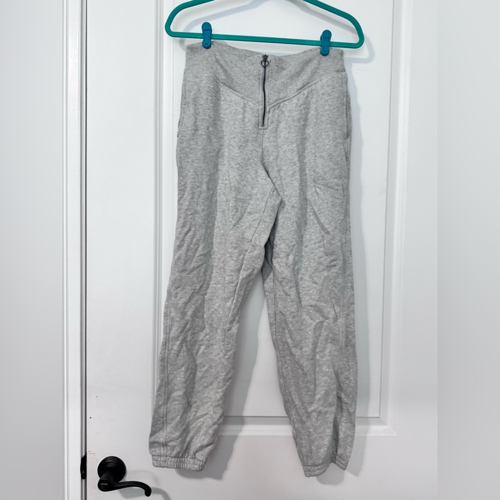 Gray Aerie Zipper Sweatpants